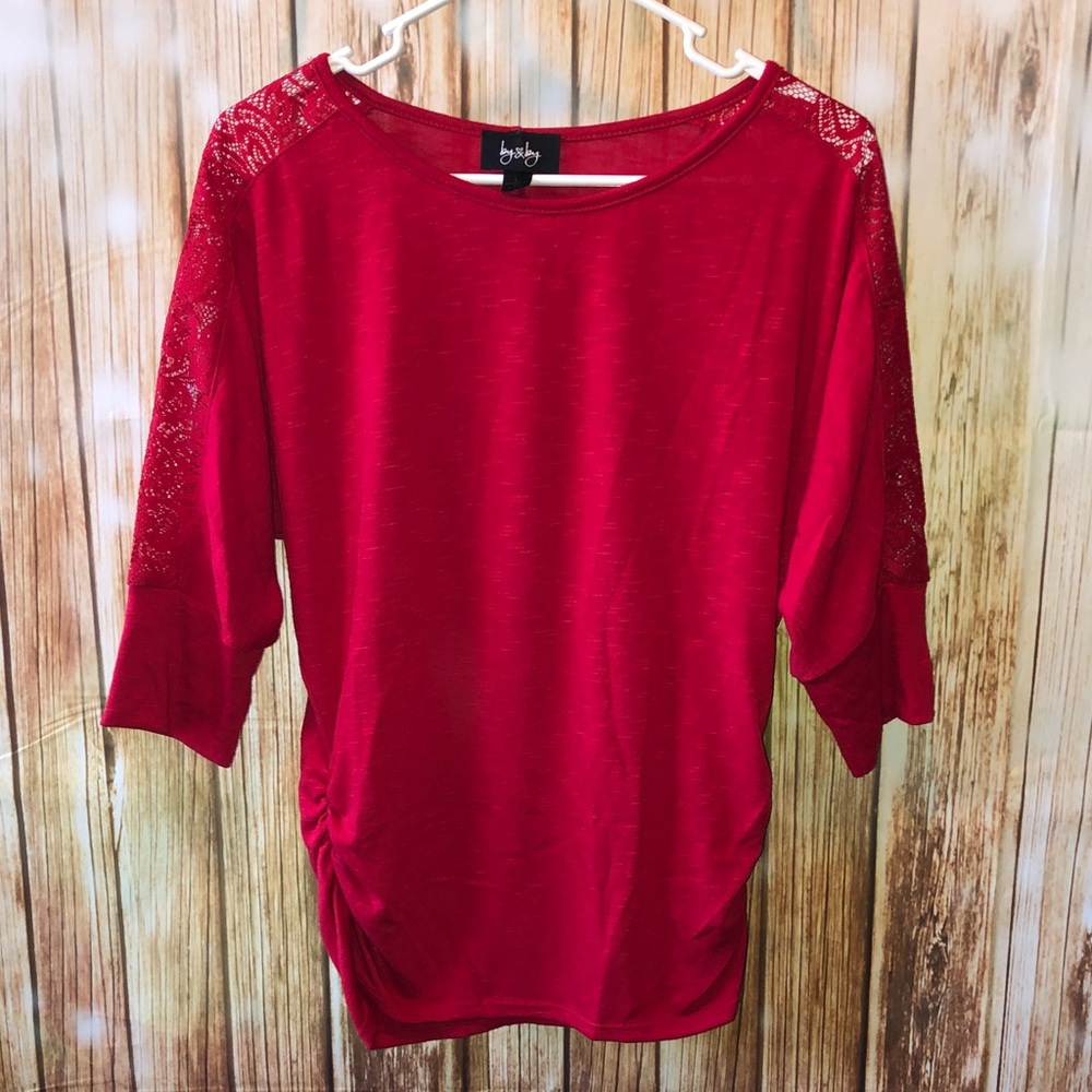 Ruched Sweater, SZ L